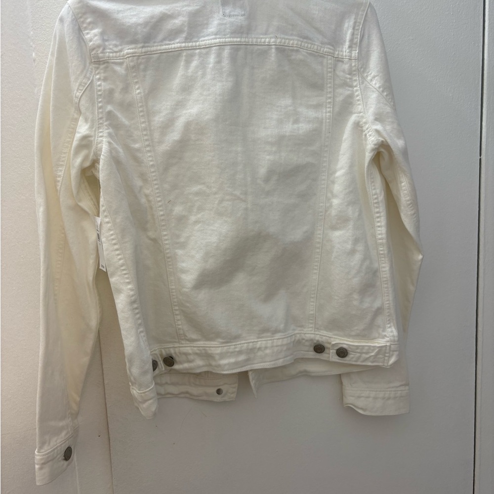GAP White Jean Jacket